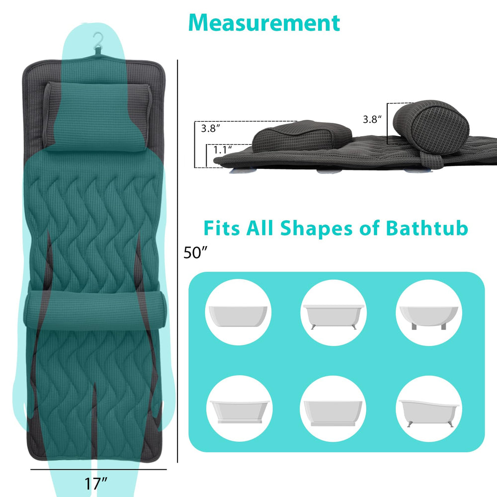 Aeroivi adjustable lumbar roll provides customizable lower-back support.