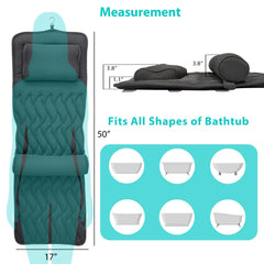 Aeroivi adjustable lumbar roll provides customizable lower-back support.