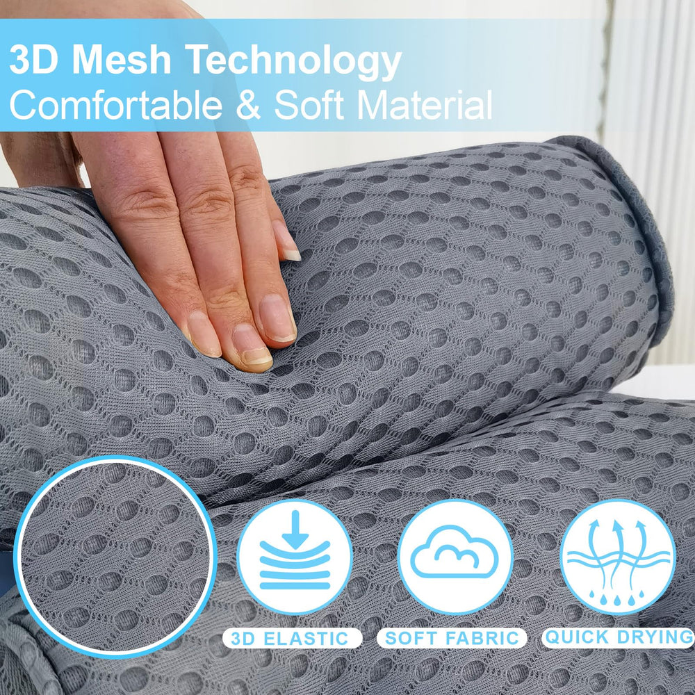 AEROiVi Bath Pillow machine washable with a drying hook for easy maintenance.