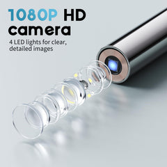 Aertnelz Otoscope with 4 LED lights brightens dim corners.