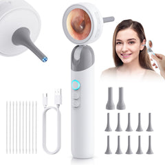 Aertnelz Otoscope Ear Camera with 1.38-inch screen for clear viewing of ears and more.