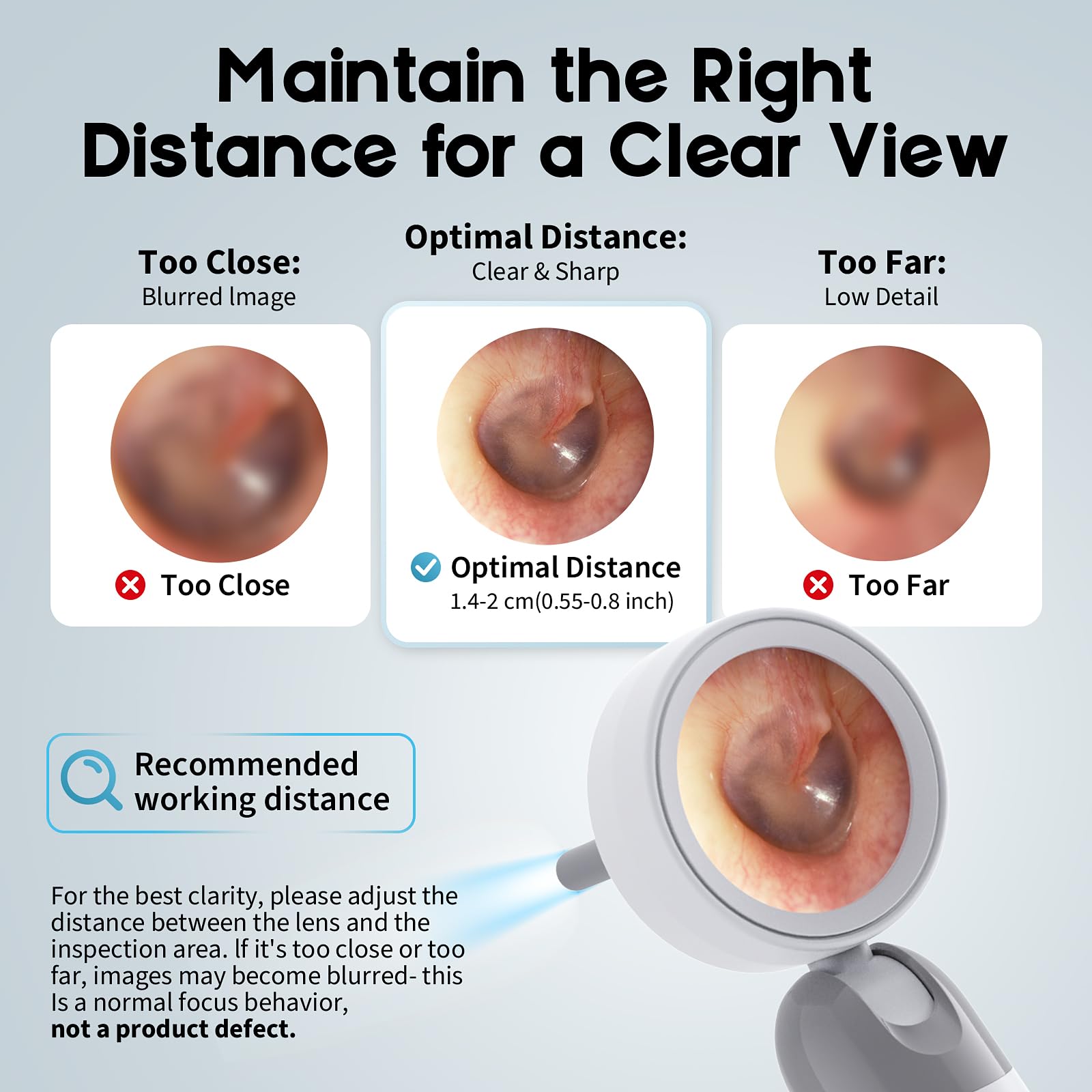 Aertnelz Otoscope suitable for adults, kids, and pets for family care.
