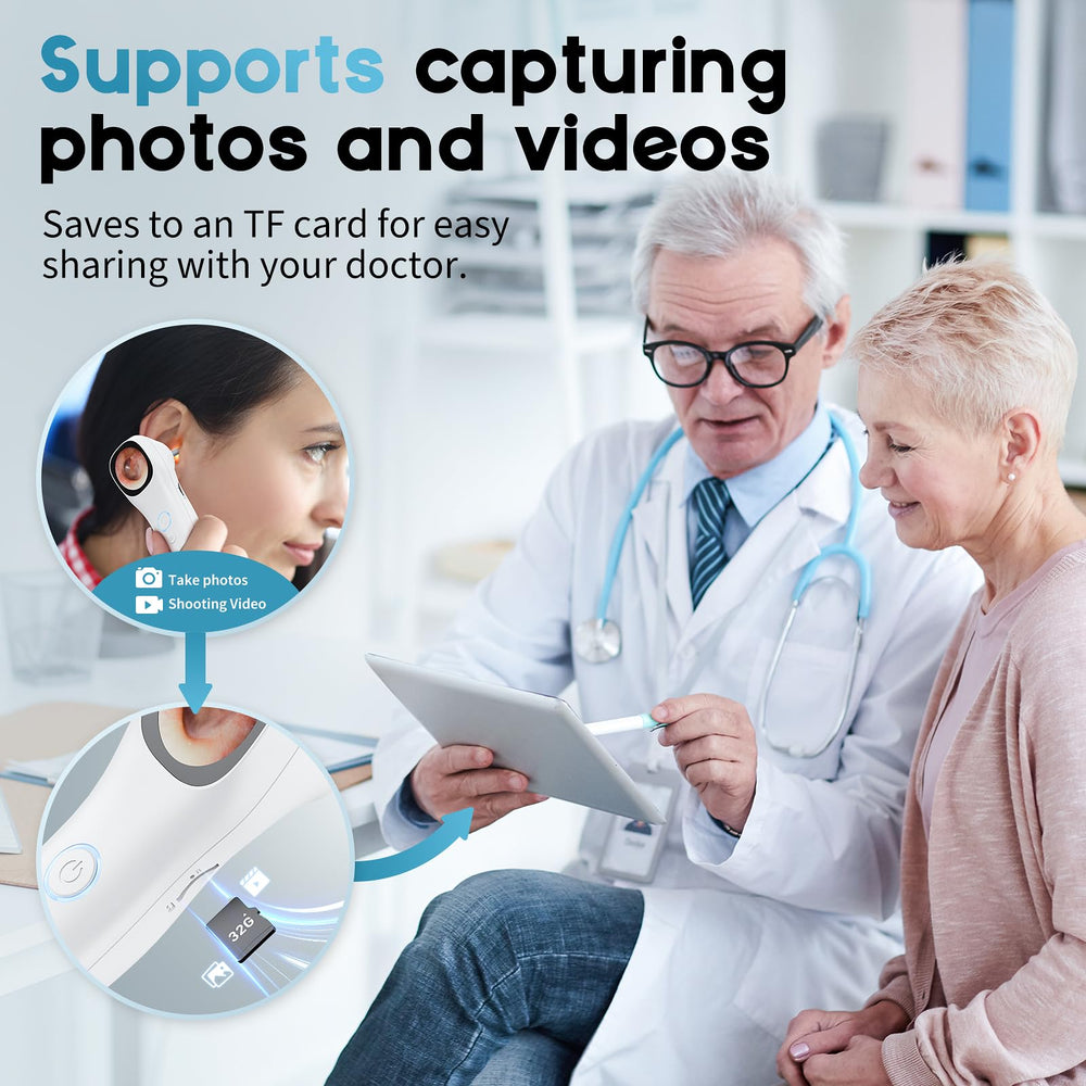 Aertnelz Otoscope supports real time PC viewing on a larger display