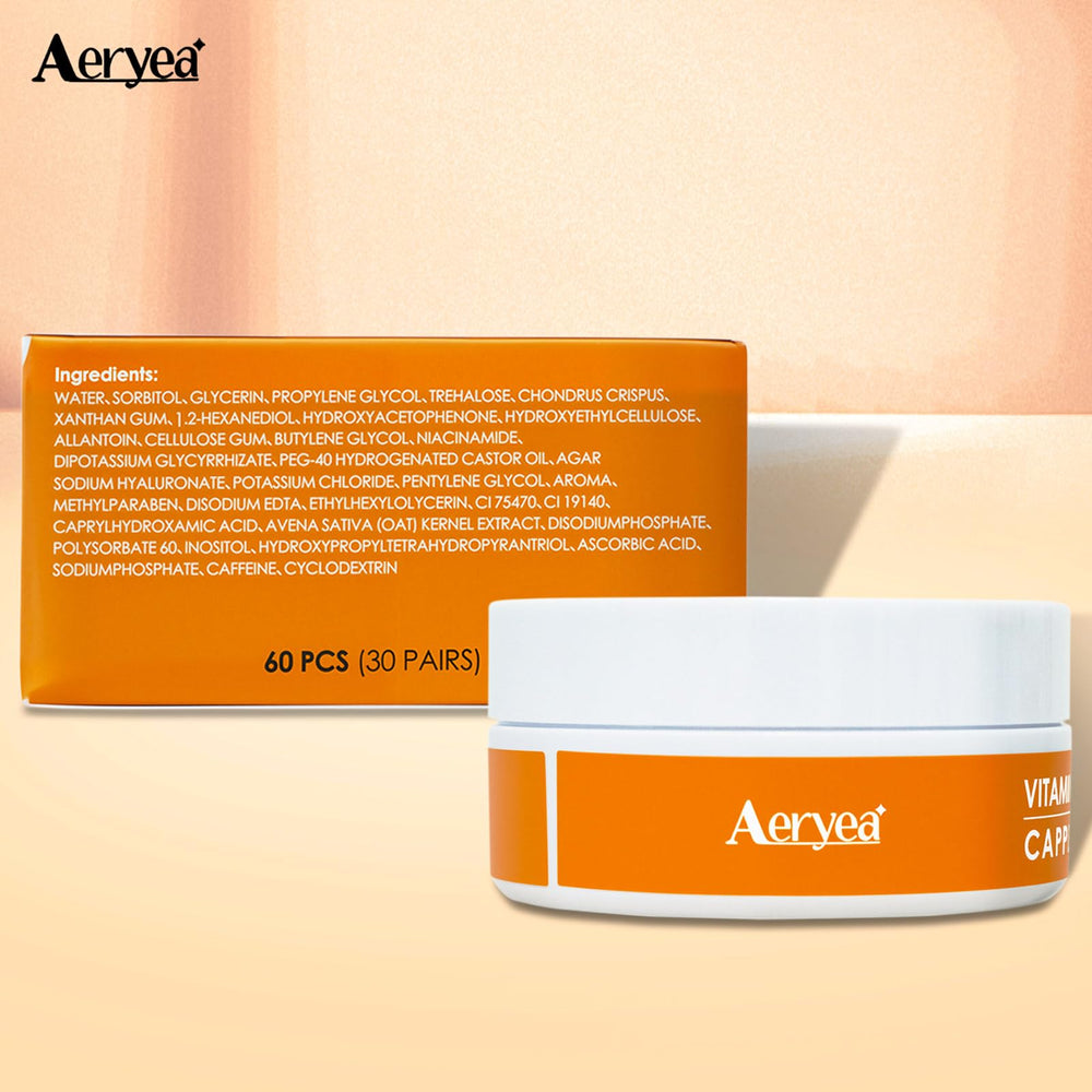 Aeryea patches after removal reveal smoother skin at the under-eye area.
