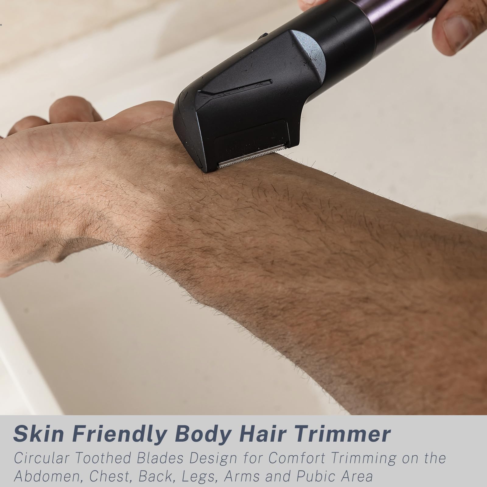 Aesfee body grooming attachments for nose, ears, and body edges.