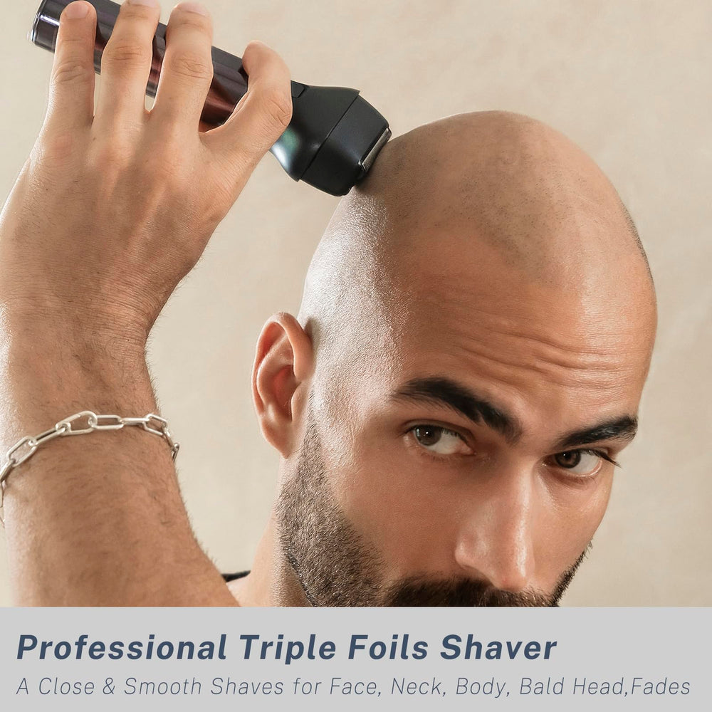 Aesfee IPX7 waterproof trimmer for wet or dry use.
