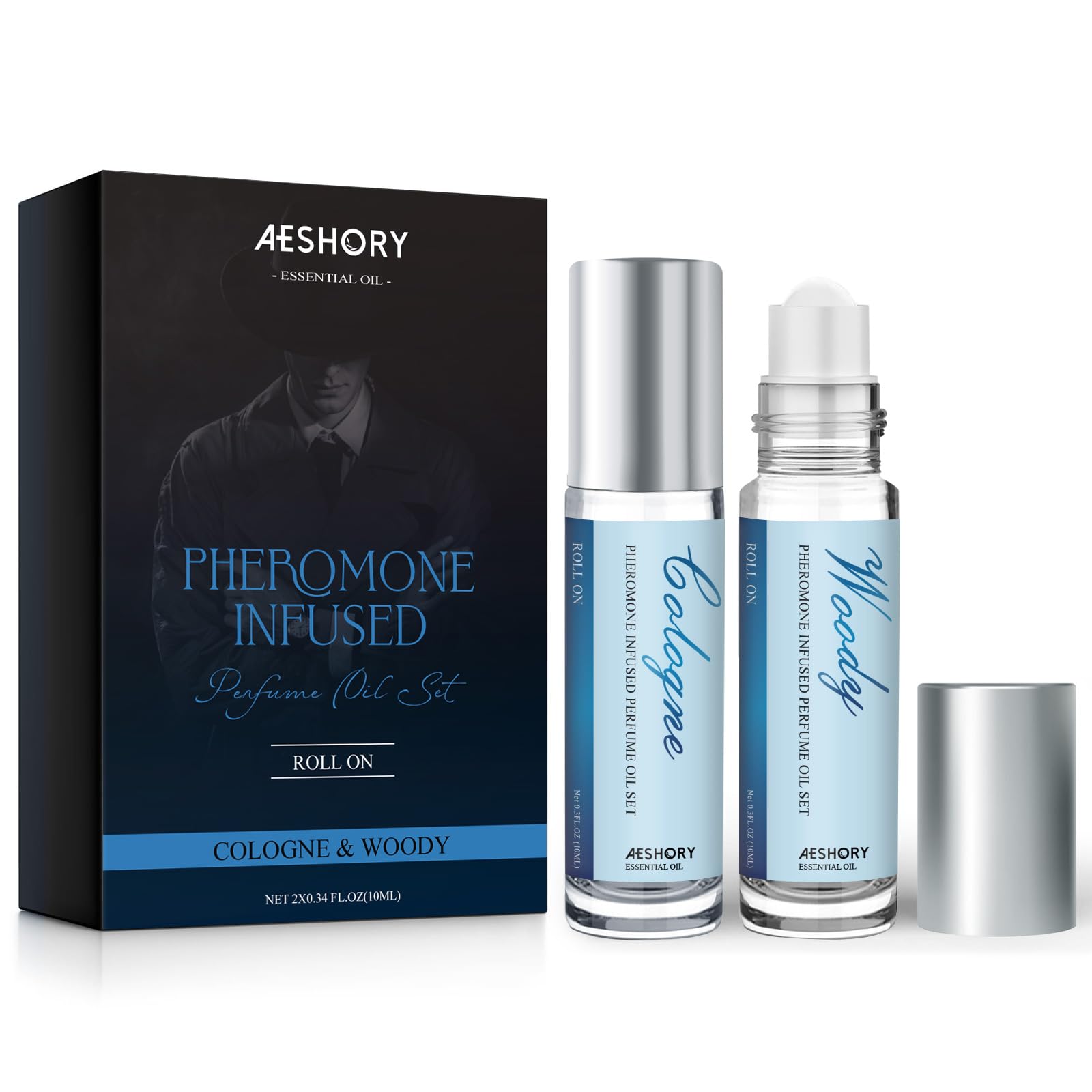 Aeshory pheromone perfume bottle shows premium scent for daily confidence.