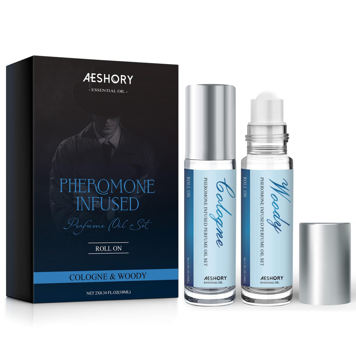 Aeshory pheromone perfume bottle shows premium scent for daily confidence.