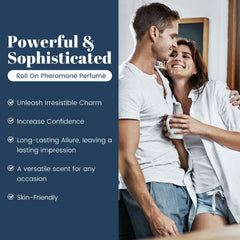 Aeshory pheromone perfume roll-on offers precise application to pulse points.