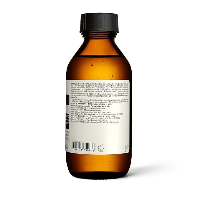 Aesop Amazing Face Cleanser creamy texture close-up.