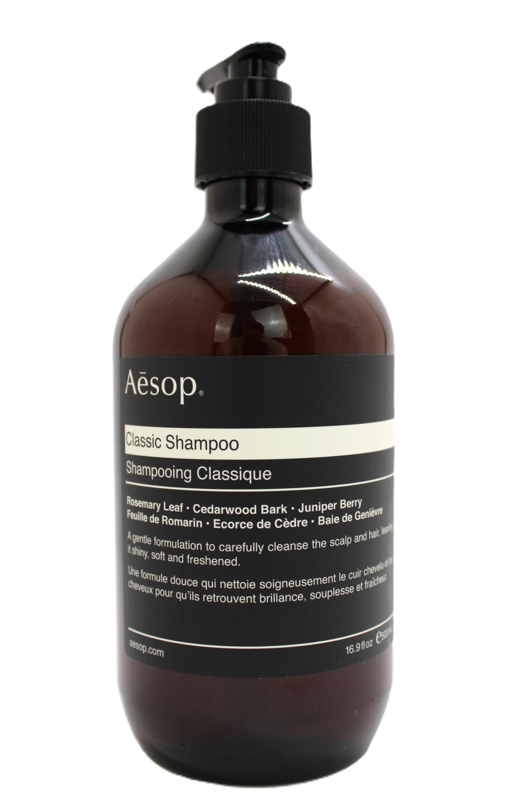 Aesop Classic Conditioner bottle—amino acids soften and hydrate hair.