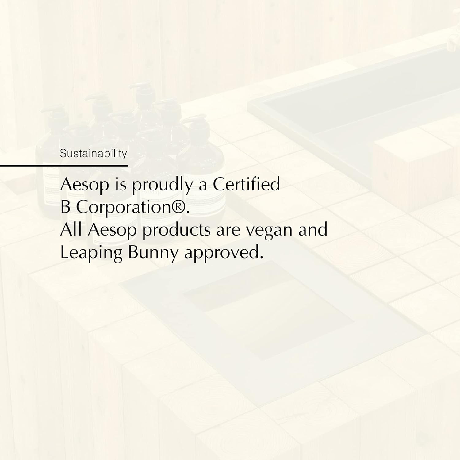 Aesop Deodorant Spray ingredients list featuring vetiver, coriander, and zinc ricinoleate.