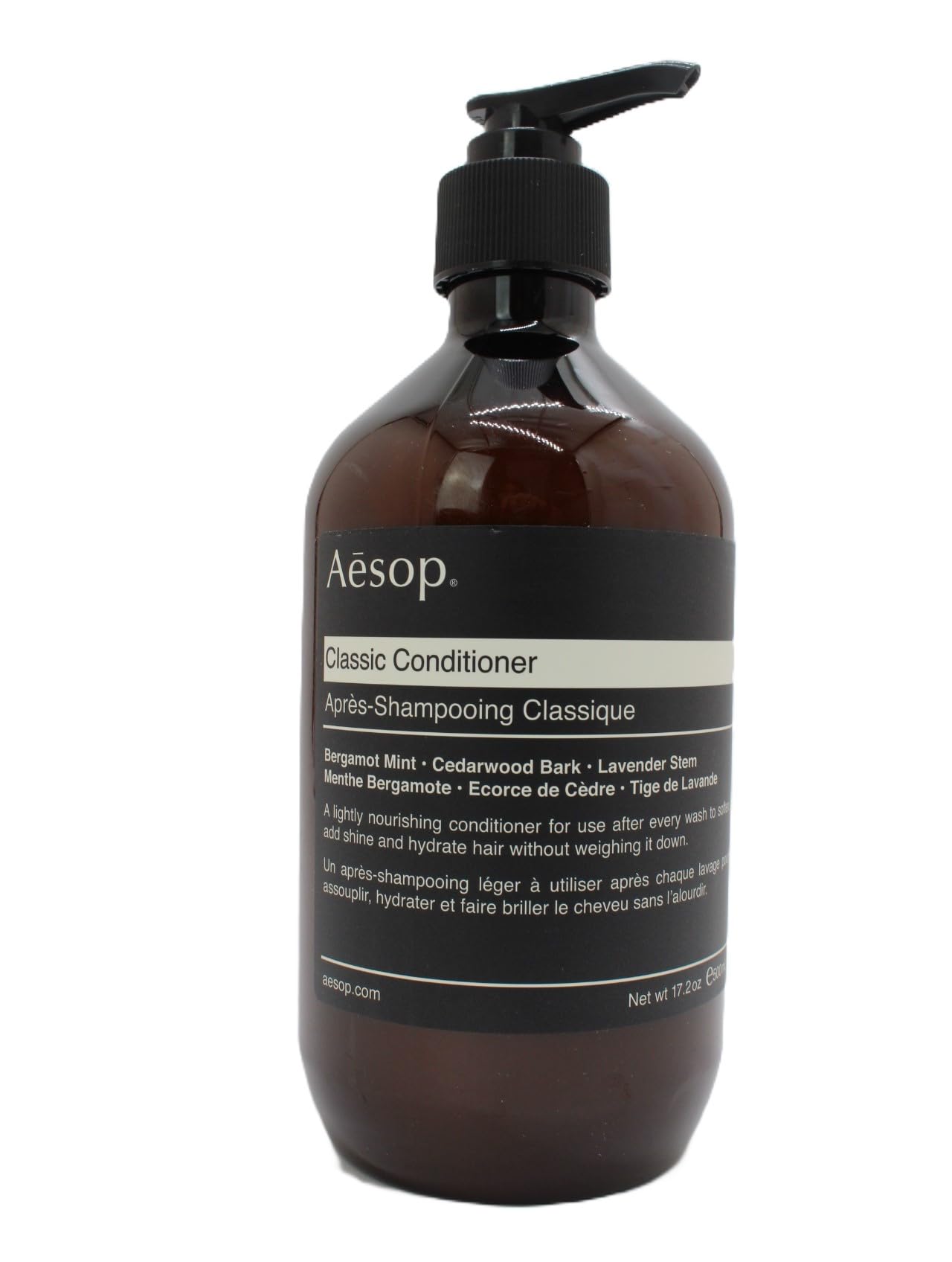 Aesop hydrolysed vegetable protein visual signals hair hydration and softness.