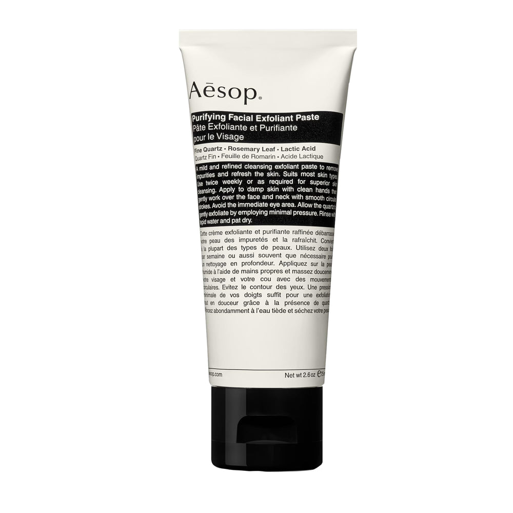 Aesop Purifying Facial Exfoliant Paste front view showing creamy texture for gentle cleansing