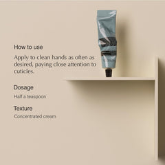 Aesop Reverence hand balm texture close-up shows smooth, rich emollients.