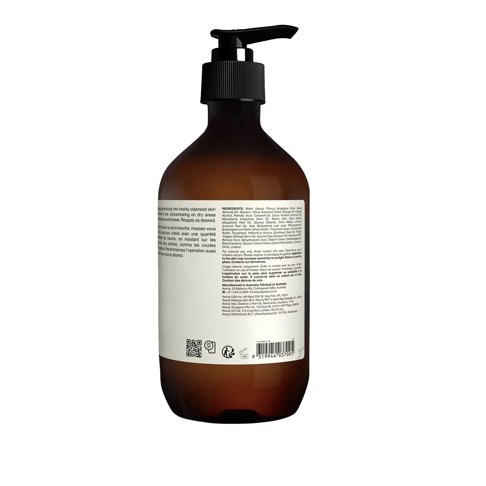 Aesop Rind Concentrate Body Balm fridge scene hinting enhanced sensory pleasure in summer.