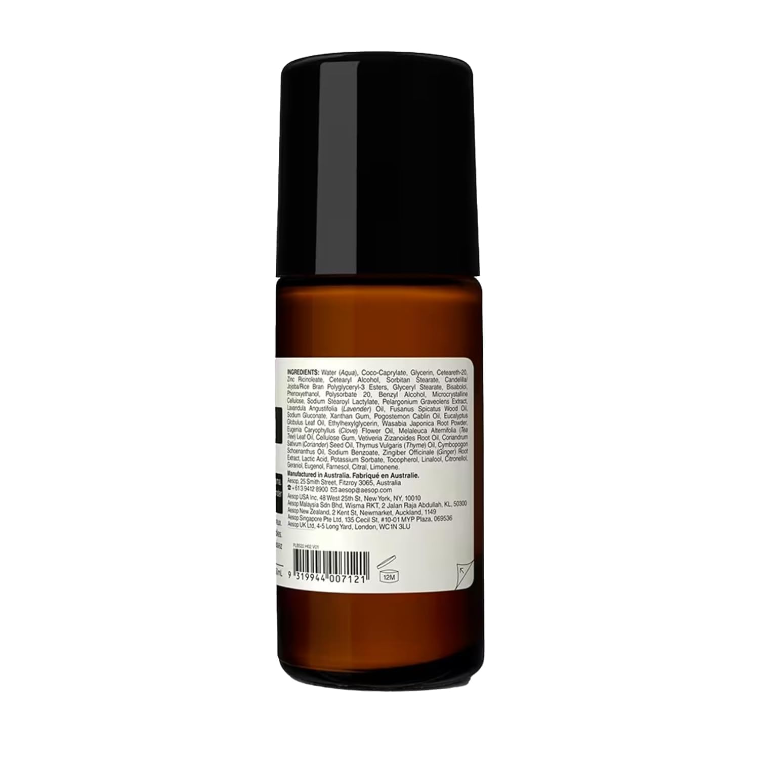 Aesop vegan packaging emphasizes sustainable, cruelty free formula.