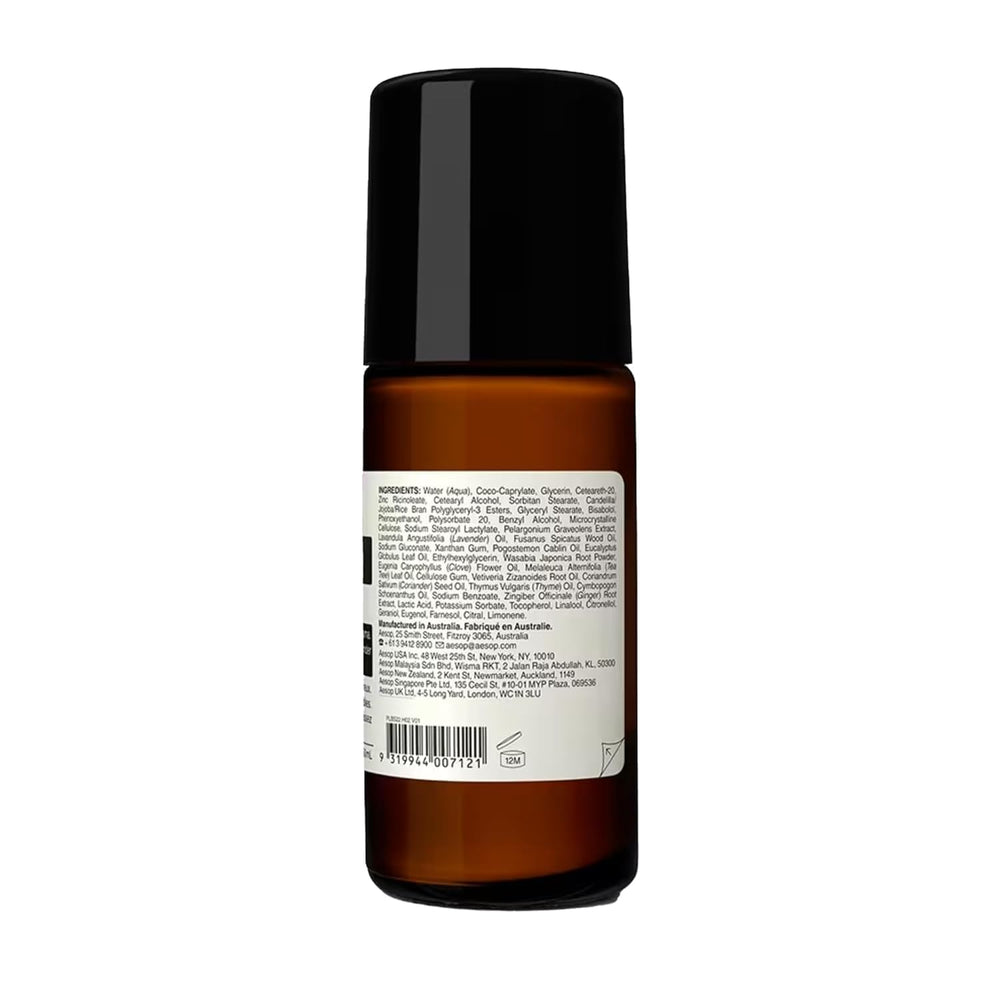 Aesop vegan packaging emphasizes sustainable, cruelty free formula.