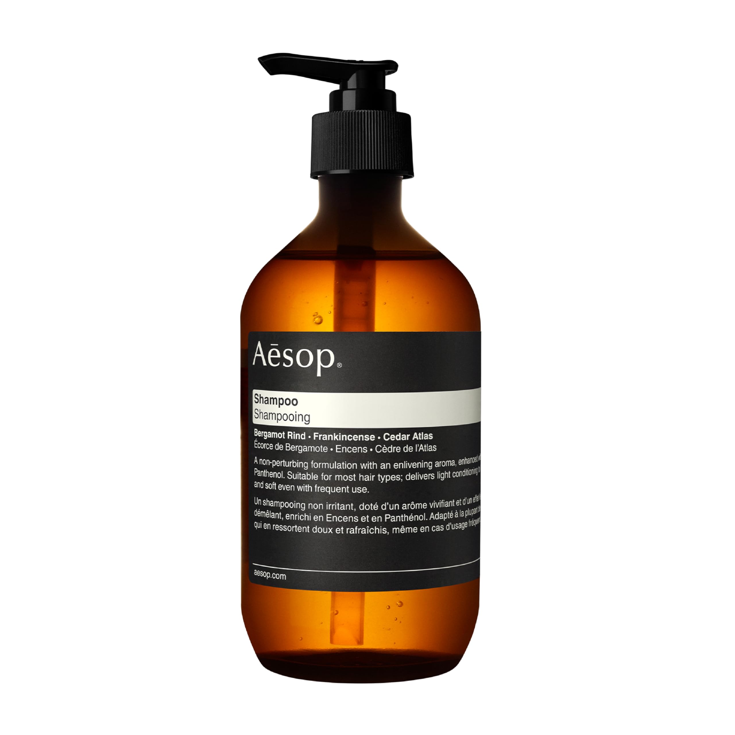 Aesop Shampoo bergamot rind close-up for a refreshing citrus cleanse