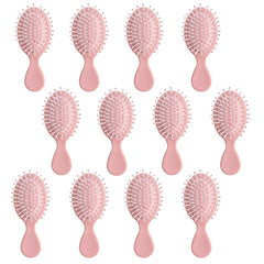 AESPAKO mini wet hair brush color variety for travel detangling.