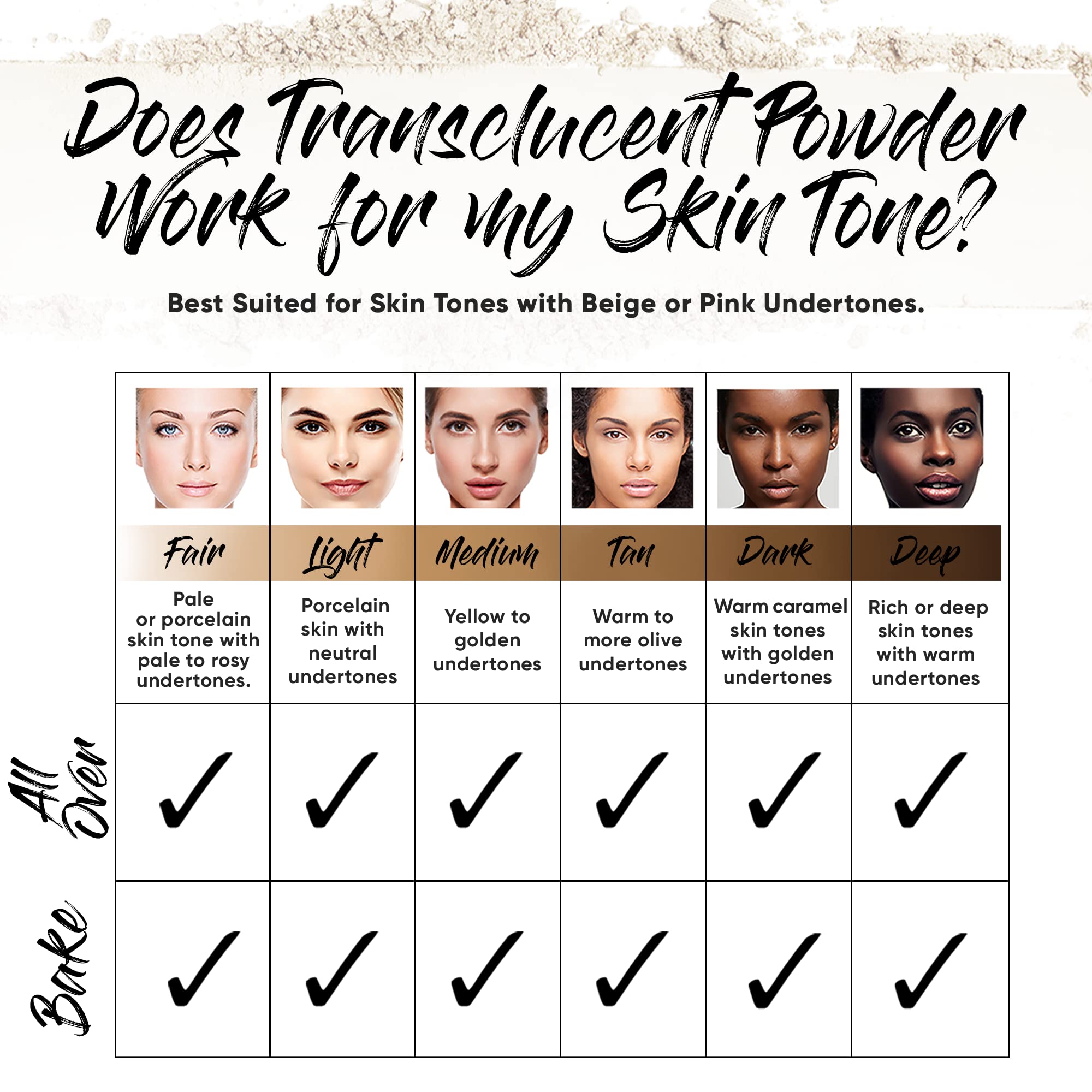 Aesthetica Loose Face Powder packaging designed for on-the-go use.