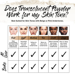Aesthetica Loose Face Powder packaging designed for on-the-go use.