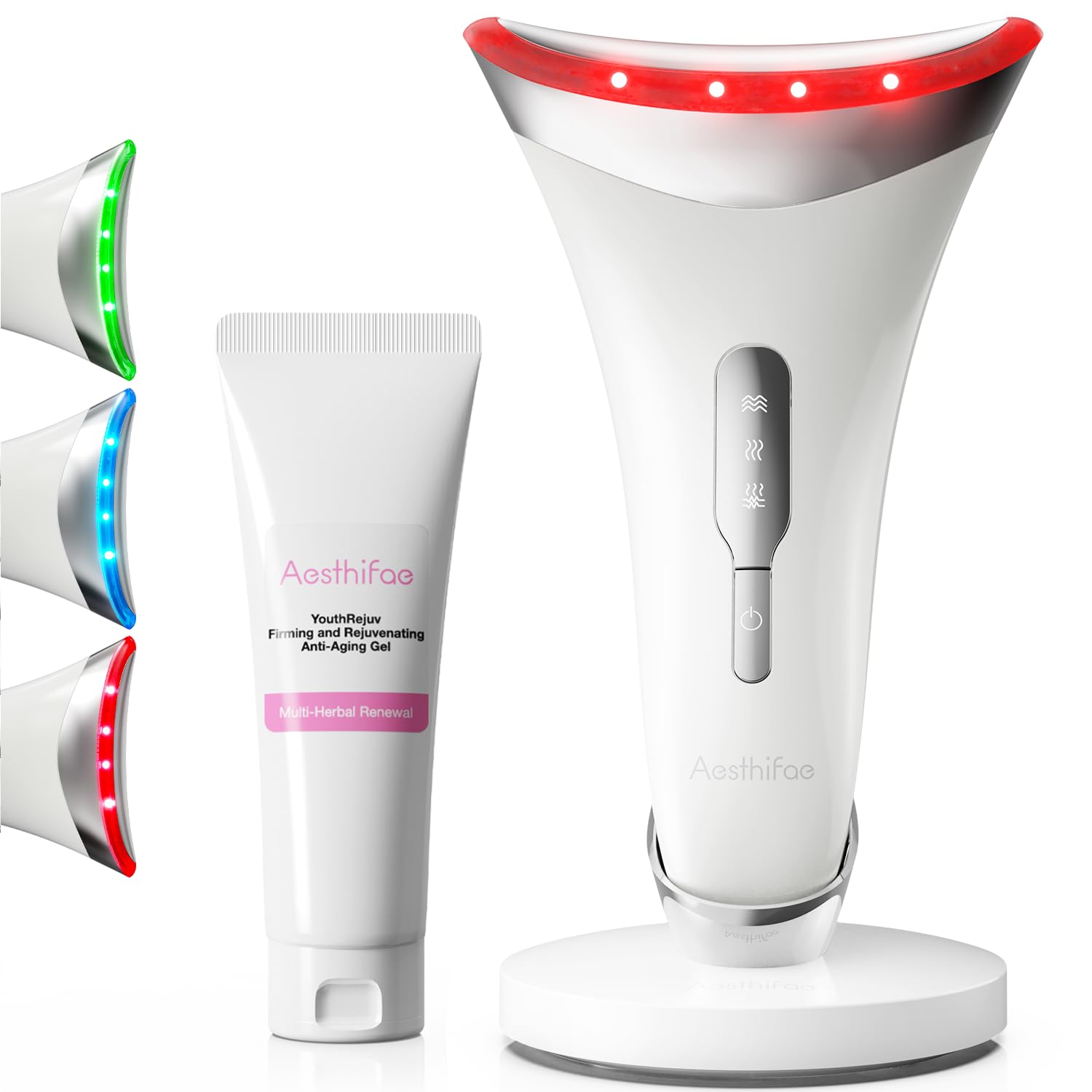 Aesthifae red light therapy face neck device for at-home rejuvenation
