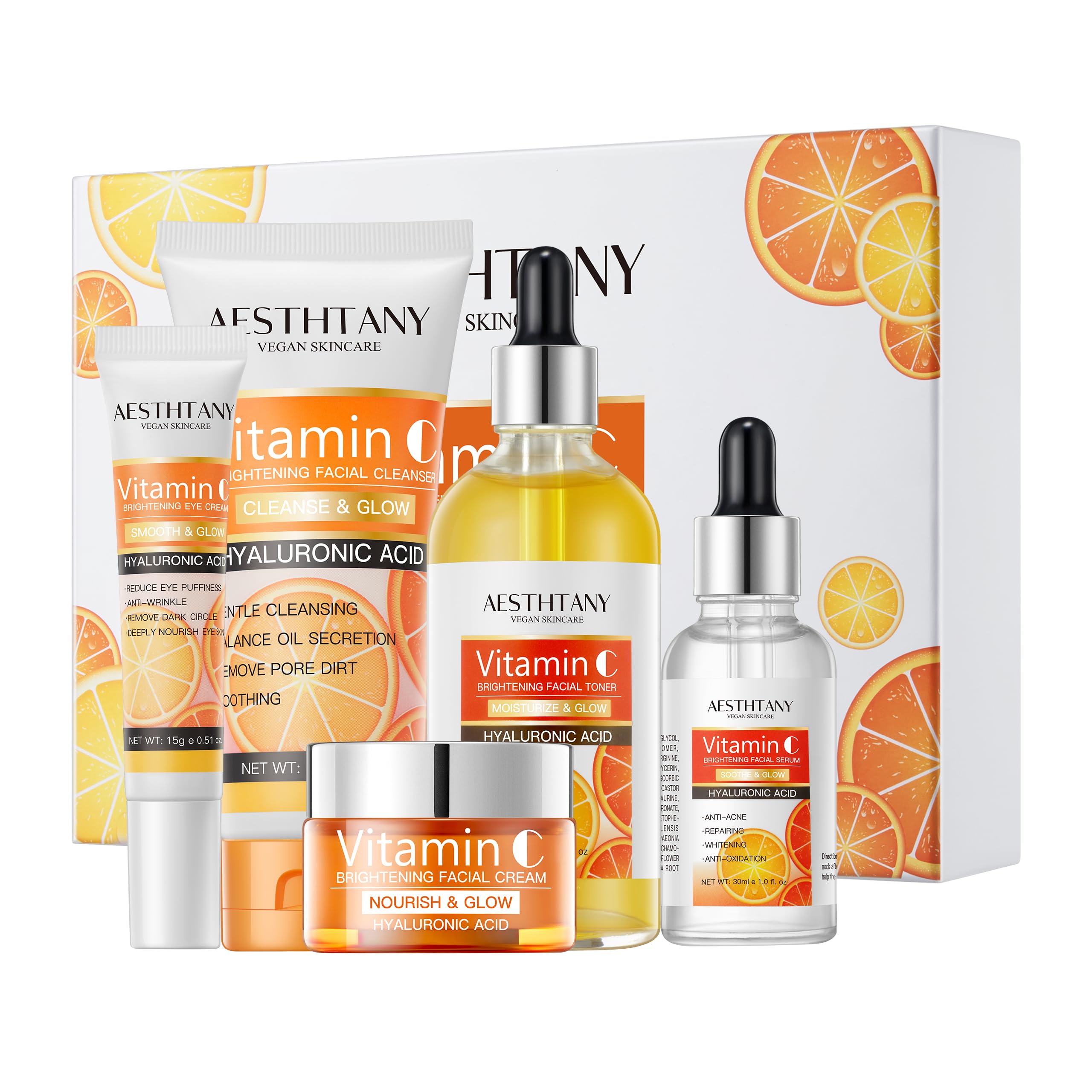 AESTHTANY Vitamin C Cleanser for gentle cleansing and a refreshed complexion.