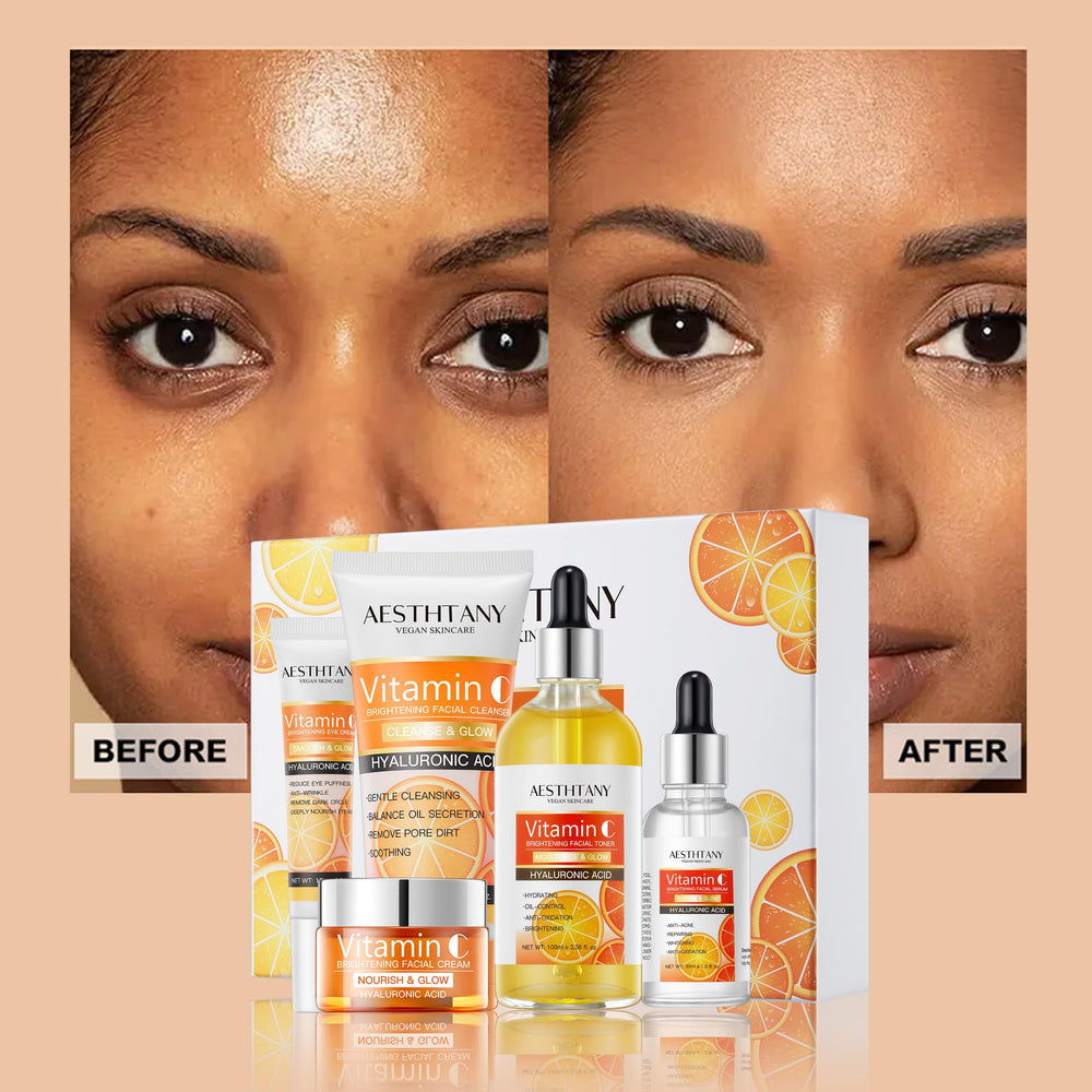 AESTHTANY Vitamin C Set Box showcases gift-ready packaging.