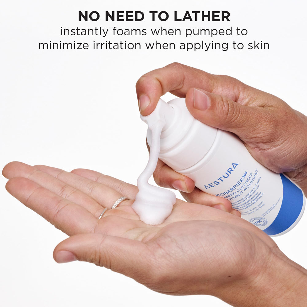 AESTURA ATOBARRIER365 fragrance-free label communicates allergy-friendly daily use.
