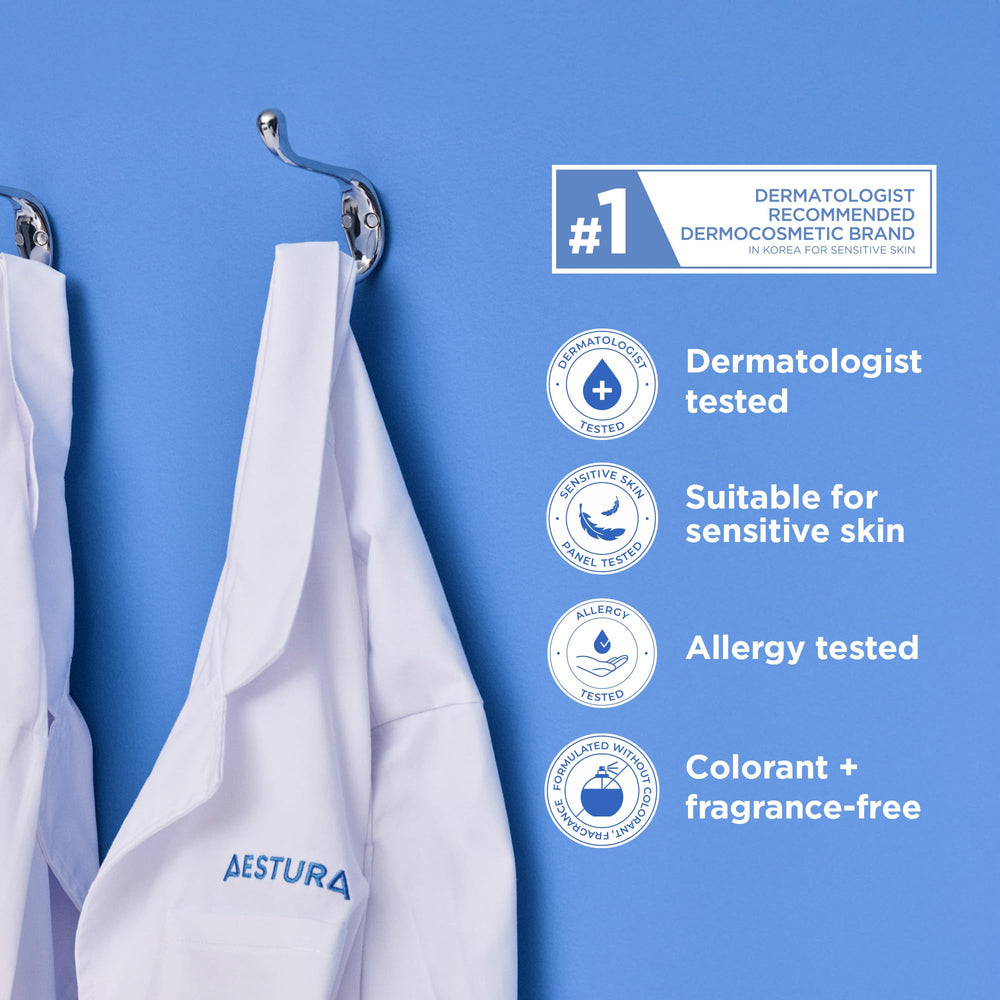 AESTURA ATOBARRIER365 fragrance-free label – ideal for sensitive users