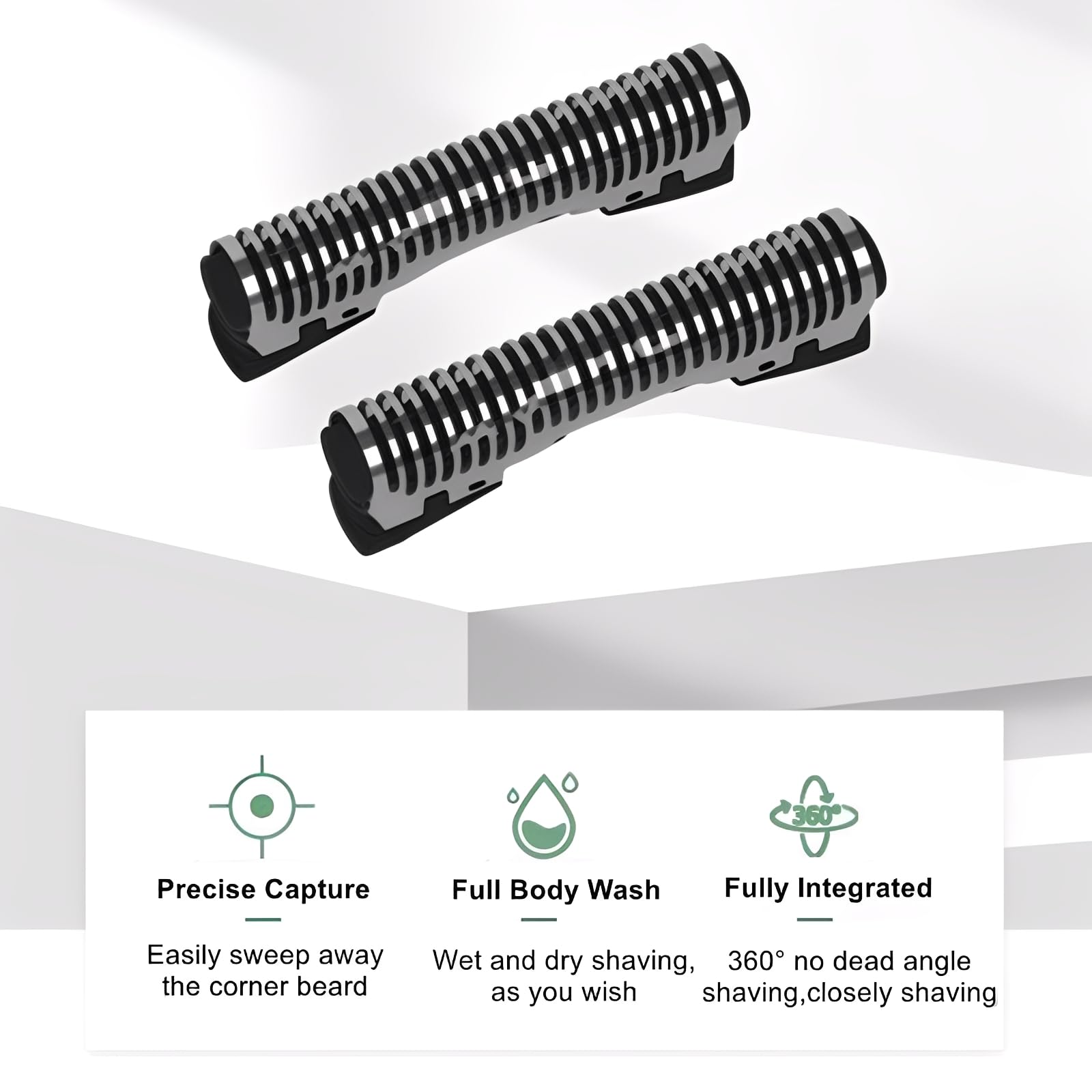 AETUXU ARC5 inner-blades close-up delivering precise base-hair cuts.