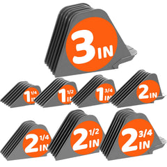 AFANSO Mega clipper guards in 3inch length for at-home fades and drafts.