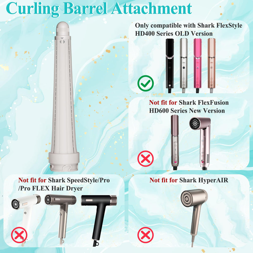 AFDD Shark FlexStyle attachment enables two-direction curling for symmetry