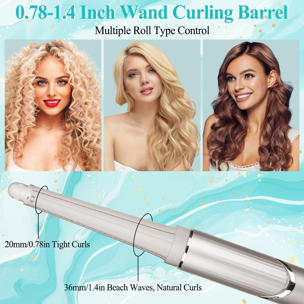 AFDD long-barrel curling attachment lifts hair near the scalp on medium to long lengths