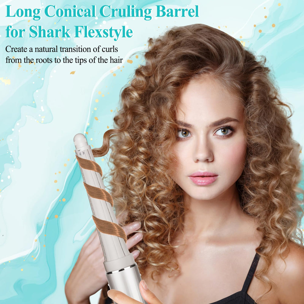 AFDD conical barrel provides a range of curl tightness during drying