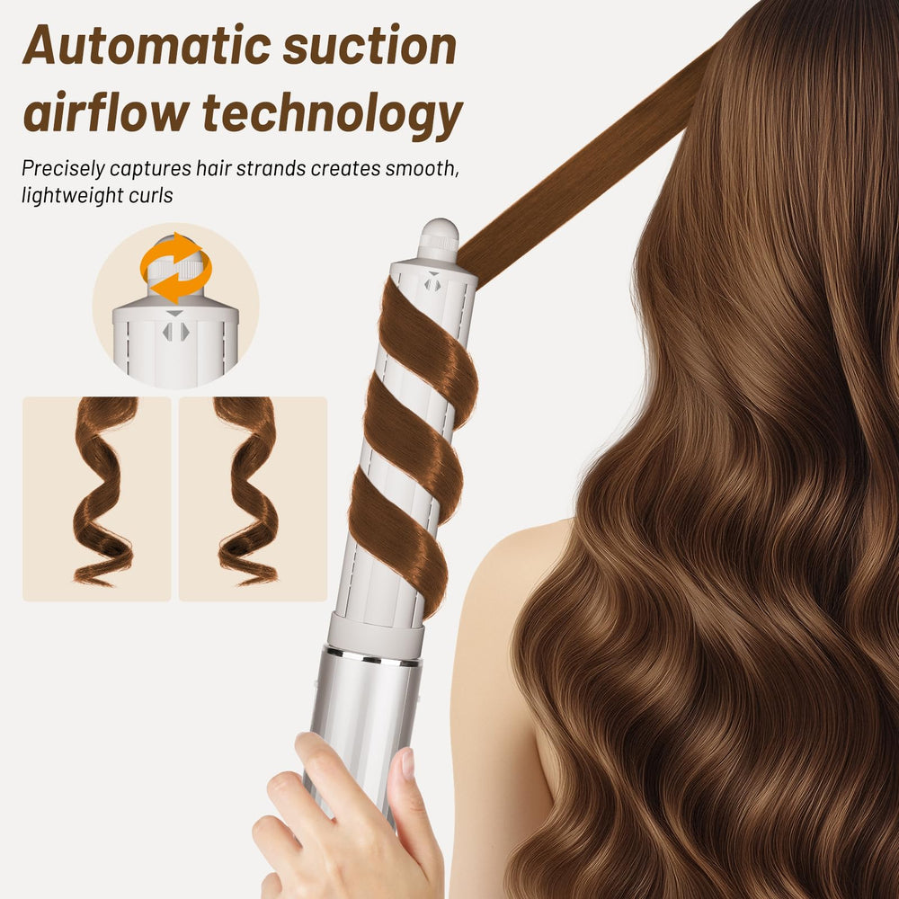 AFDD 1.6in barrel creates defined loose waves and voluminous curls for relaxed beachy looks.