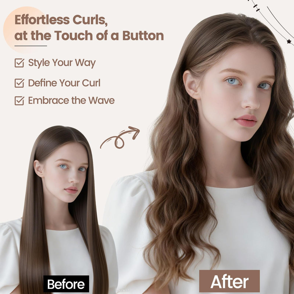 AFDD barrel defines curls from roots to ends on medium to long hair.