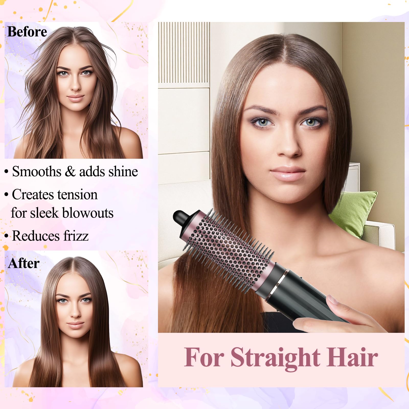 AFDD root-volume boost shown while brushing roots for crown volume.