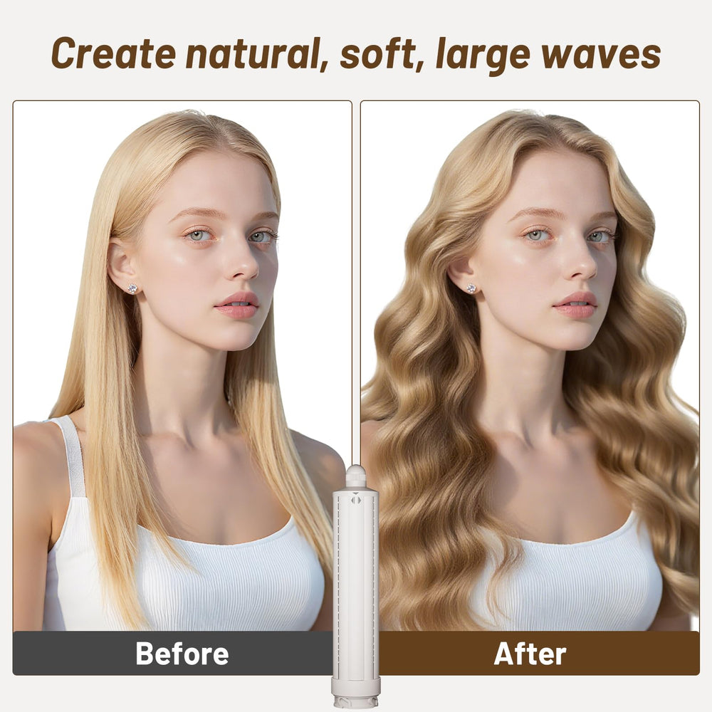 AFDD curling barrel attachment complements a streamlined routine for quick, confident styling at home.