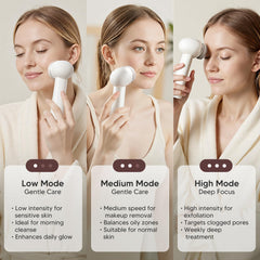 AFEIOFT three speed settings customize cleansing intensity.