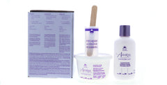Affirm Relaxer Kit bottles and toolset visible for easy mixing and application.
