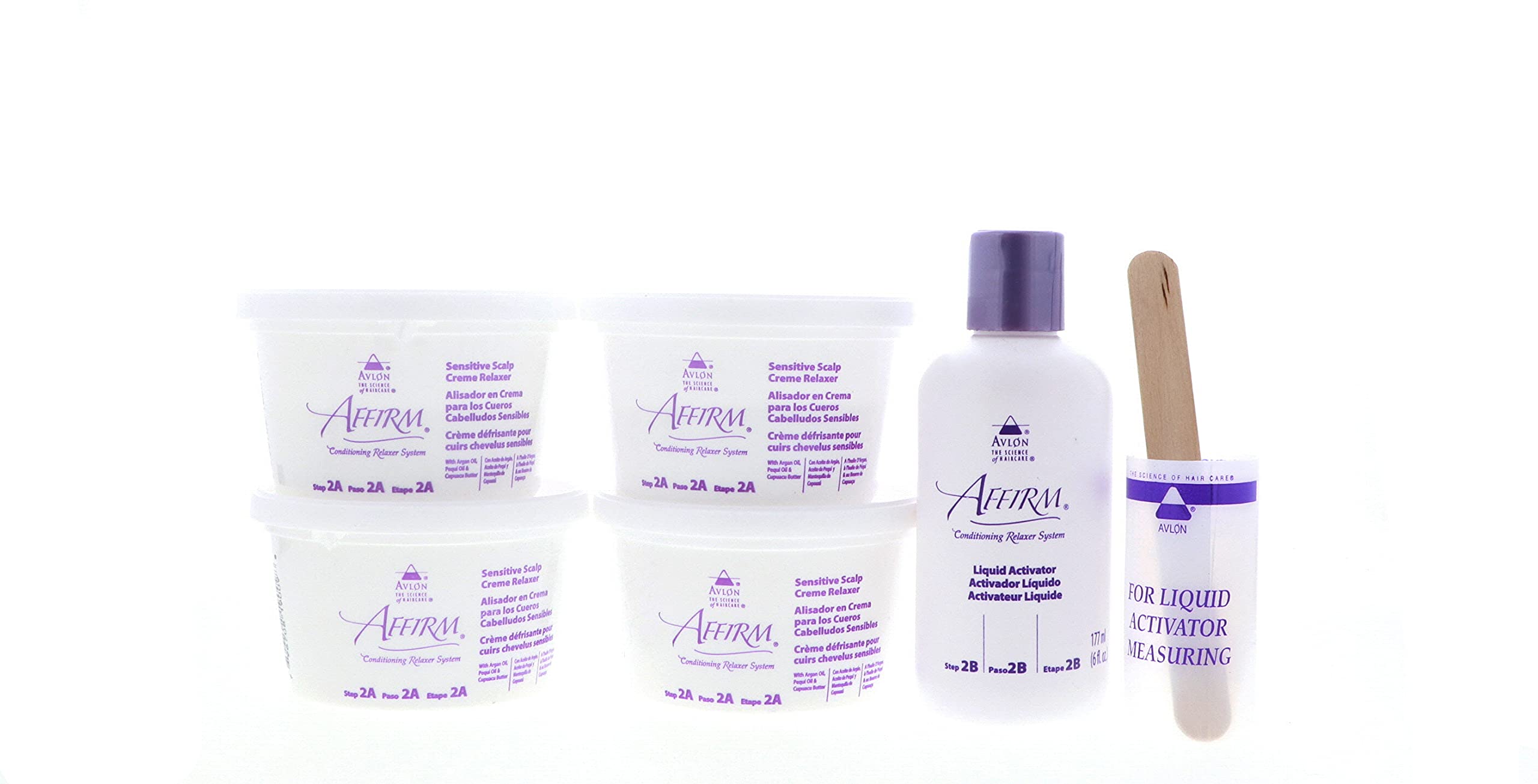 Affirm Relaxer Kit instruction guide pictured with simple steps for home use.