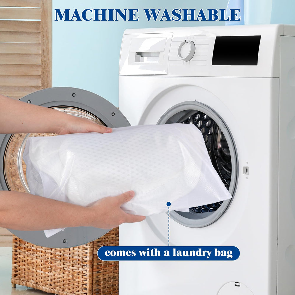 Afitton Bath Pillow thick back padding extends coverage to shoulders