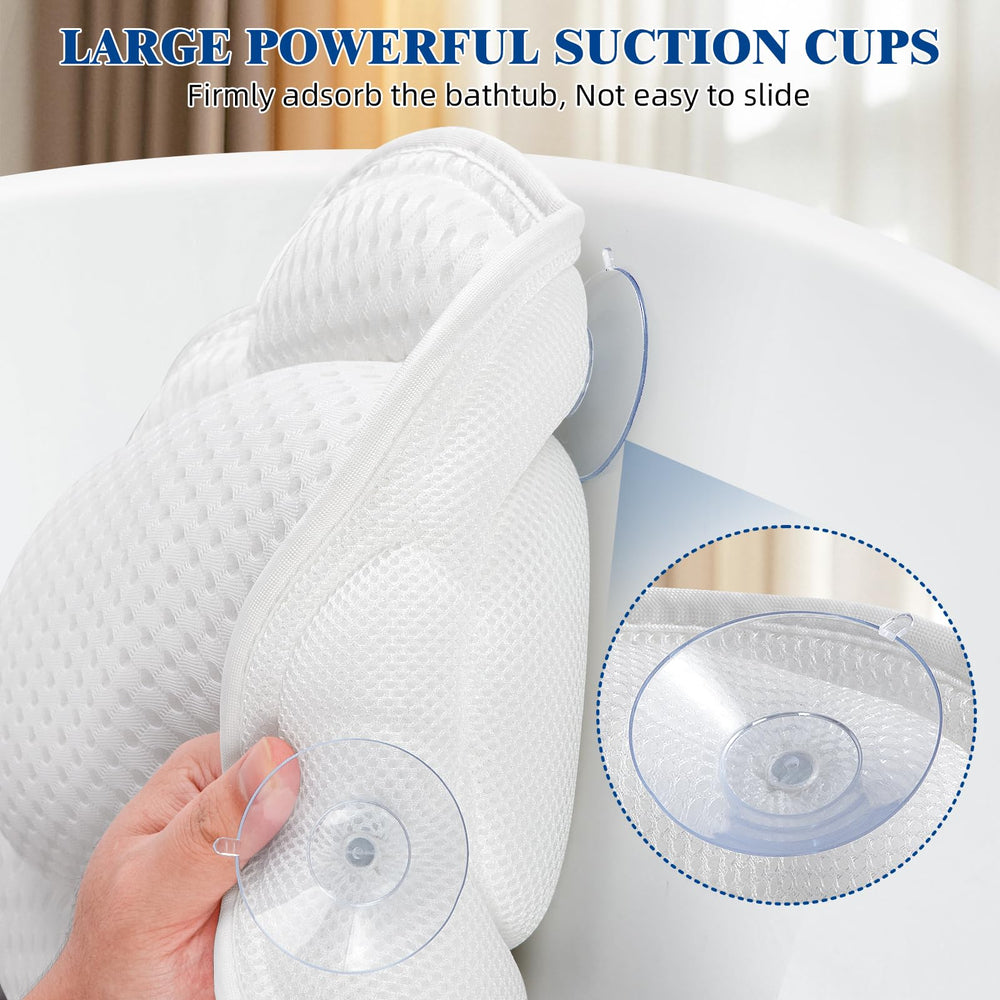 Afitton Bath Pillow hanging hook enables easy air drying