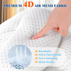 Afitton Bath Pillow included laundry bag simplifies cleaning and maintenance