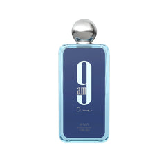 Afnan 9 AM Dive opening bottle with lemon top notes for an energizing start.