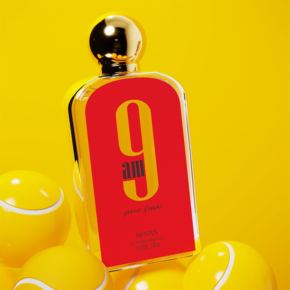 Afnan 9 AM Pour Femme ideal for desk-to-dinner outings