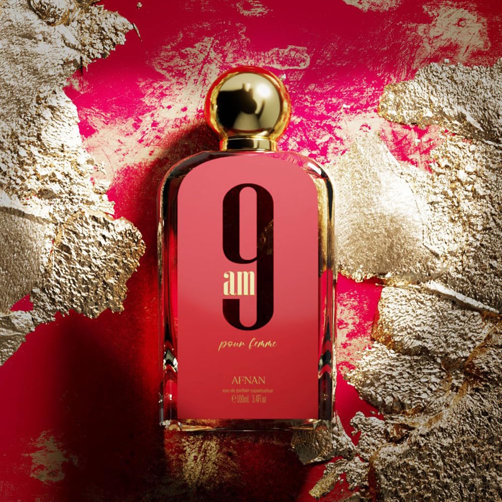Afnan 9 AM Pour Femme opening notes evoke citrus brightness for morning energy