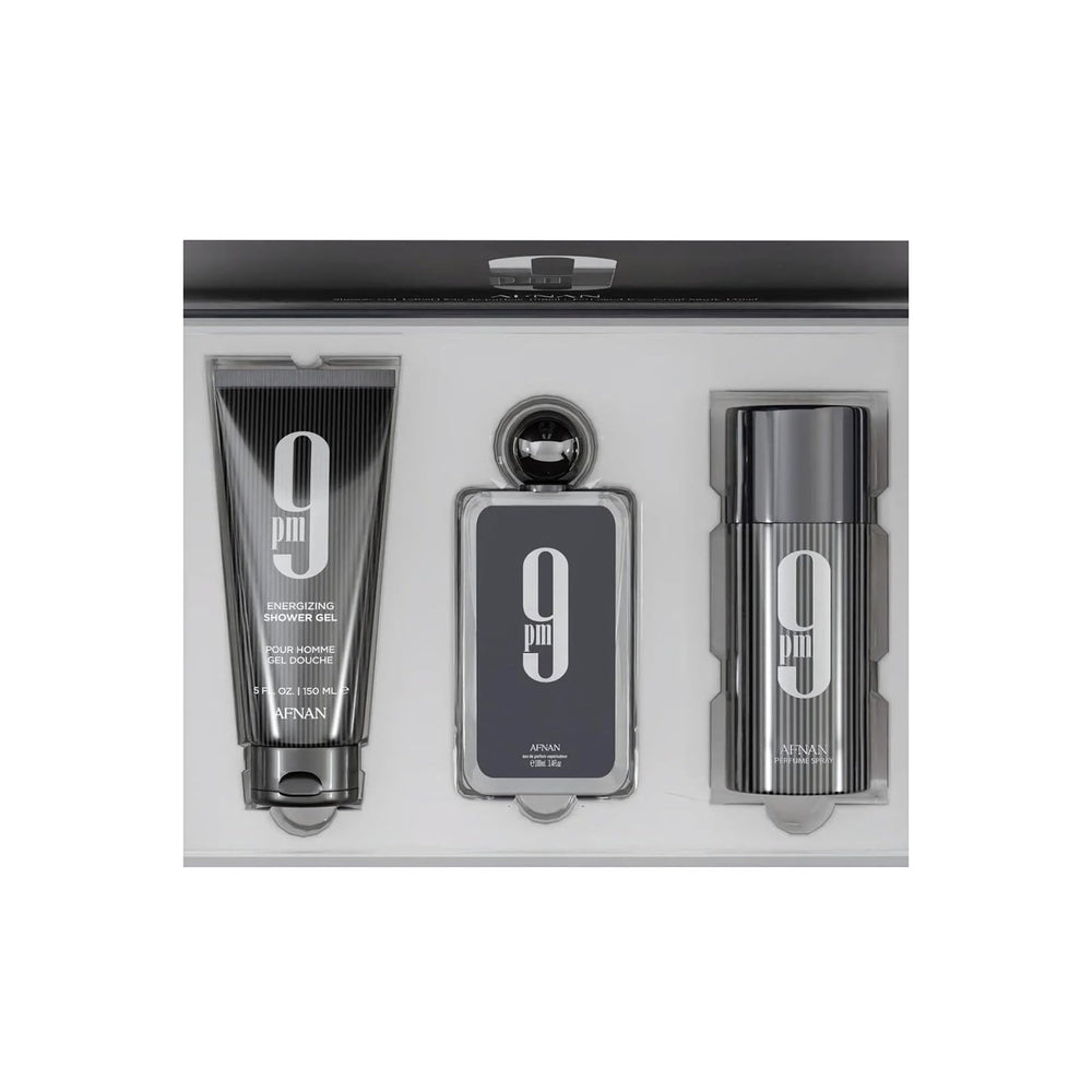 Afnan 9 PM deodorant tube highlights daily freshness and fragrance layering.